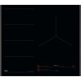 VITROCERAMICA INDUCCION AEG TI63IF0BFB 3 ZONAS COCCION ANCHO 60 CM