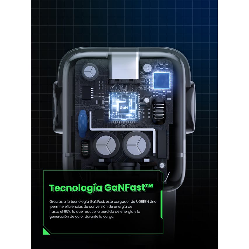 ROBOT USB-A+2C 65W GREY
