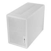 CAJA MICROATX MARS GAMING MCXPS CRISTAL TEMPLADO MESH GPU 280-360mm 1x3.5 2x2.5 BLANCO