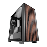 CAJA ATX SEMITORRE MARS GAMING MCWOODC MADERA Y CRISTAL TEMPLADO 2x3.5 3x2.5 GPU 365mm