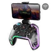 GAMEPAD MARS GAMING MGPBT2 BT5.0 INALAMBRICO NEGRO/TRANSPARENTE