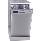 LAVAVAJILLAS 45 CM ROMMER BRIGHT 45 INOX E 10 CUBIERTOS INOX