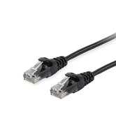 LATIGUILLO U/UTP CAT.6 LIBRE HALOGENOS 1.5M COLOR NEGRO EQUIP 625494