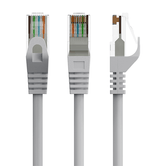 CABLE RED GEMBIRD UTP CAT6 0,50M COBRE GRIS