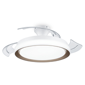 VENTILADOR DE TECHO RETRÁCTIL PHILIPS BLISS | LED 28W + MOTOR 35W | LUZ DORADA AJUSTABLE