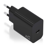 CARGADOR AISENS GAN 20W 1XUSB-C PD3.0 NEGRO
