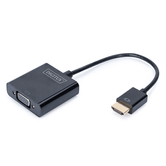 HDMI A TO VGA CONVERTER TYP A TO VGA(D-SUB) 3.5MM AUD IO