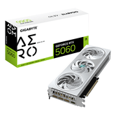 GIGABYTE NVIDIA GeForce RTX 5060 AERO OC 8GB GDDR7 GV-N5060AERO OC-8GD HDMI DPORT tarjeta gráfica
