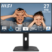 MSI MONITOR PRO MP275PG. 27" IPS PLANO. 1920x1080. 100Hz. NEGRO