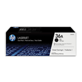 TONER HP LASERJET NEGRO PACK 2 36A