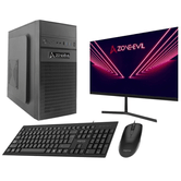 Zone Evil Core Work Intel Core i5 14400 16GB 1TB SSD Nvme Negro   Monitor 24 Teclado y rat  n