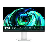 MONITOR GAMING TCL 25G54 25" FHD (1920 X 1080), 5MS, 144HZ, HDMI, VGA, BLANCO