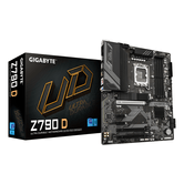 Placa Intel  GIGABYTE Z790 D Placa base - Soporta CPUs Intel Core de 14ª generación, VRM digital de 12+1+1 fases, hasta 7600MHz DDR5 (OC), 3xPCIe 4.0