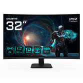 MONITOR GIGABYTE GS32QCA 31.5" Monitor Curvo para Gaming QHD - 2560 x 1440, 180Hz, 1ms, 250 cd/m², F
