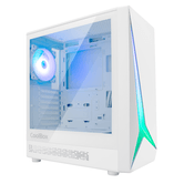 CAJA SEMITORRE/ATX COOLBOX GM450 STARLIGHT S/FUENTE USB3.0 BLANCA A-RGB C/VENTANA