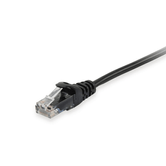 LATIGUILLO U/UTP CAT.6A LIBRE HALOGENOS 1M COLOR NEGRO EQUIP 603052