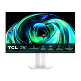 TCL 25G54 pantalla para PC 63 5 cm  25   1920 x 1080 Pixeles Full HD QLED Blanco