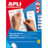 CAJA 100 HOJAS ETIQUETAS BLANCA ILC 70X37 1273 APLI