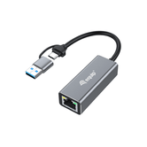 ADAPTADOR DE RED USB-C 3.2 A 2.5Gb RJ45 INCLUYE ADAPTADOR USB-A EQUIP