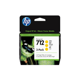 HP 712 3-PACK 29-ML YELLOW DESIGNJET INK CARTRID GE