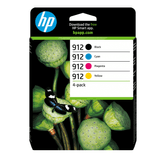 PACK CONSUMIBLES HP 912 C/M/Y/K