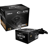 Fuente Alimentación 550W ASROCK  CL-550B Challenger 80 PLUS Bronze  Negro