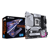 Placa Intel  GIGABYTE B760M AORUS ELITE WIFI6E GEN5 Placa Base – Compatible con procesadores Intel Core 14ª generación, VRM digital de 12+1+1 fas