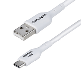 Cable Cargador USB-A a USB-C de 3m - USB-A a USB Tipo C M/M - Blanco