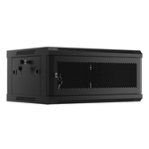 ARMARIO LANBERG MURAL RACK 19Ã?â?¬Â 4U 600X450 PUERTA PERFORADA FLAT PACK NEGRO