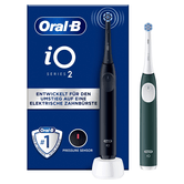 CEPILLO DENTAL ELECTRICO BRAUN IO2 DUO NEGRO/VERDE