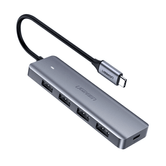 UGREEN HUB UGREEN USB TIPO C 4XUSB 3.2  2 USB-C ADAPTADOR MULTIPUERTO