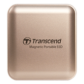 DISCO SSD EXTERNO 1TB TRANSCEND MAGNETICO (MaGSAFE) USB-C READ/WRITE 2000MB/s COLOR DORADO