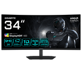 MONITOR GIGABYTE 34" G34WQC2,CURVO,VA,3440X1440,0.23PP,4000:1,1MS,200HZ,2HDMI+2DP,ALTAVOCES