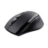 MOUSE TRUST WIRELESS YVI+ NEGRO SILENT CLICK 1600DPI AJUSTABLE 6 BOTONES