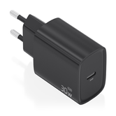 CARGADOR AISENS GAN 30W 1XUSB-C PD3.0 NEGRO