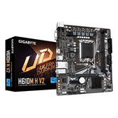GIGABYTE Intel  H610M H V2 Placa base - Compatible con procesadores Intel Core 14th CPUs, 4+1+1 Hybrid Digital VRM, up to 5600MHz DDR5, 1xPCIe 3.0 M.2