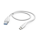 Hama Cable USB A - USB C 2.0 480Mbt/s 3A 1,5m Blanco