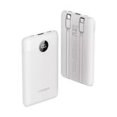 VEGER C11 VG W1170 PowerBank 10000mAh smallest PD20W with cables bulit in Blanco