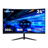 NILOX NXM24CRV2001 Monitor 24VA200Hz HDMI DP Curv