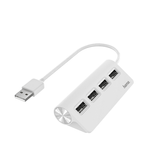 USB Hub  4 Puertos  480 Mbps Blanco