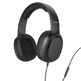 Hama Auriculares OnEar Fun Type C, Negro