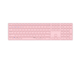 TECLADO RAPOO WIRELESS Y BLUETOOTH E9800M 2.4GHz BT 3.0 5.0 DISE??O ULTRAFINO BATERIA ROSA