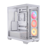 CORSAIR  Midi Tower 3500X LXR LINK TG  Blanco