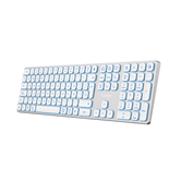 Coolbox Teclado Inal.Retroil. MOONLIGHT B431 Blanc
