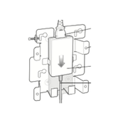 KIT:WALL MOUNT BRACKET  CC5000-10  MK3XXX