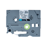 Tape/TZEMPSL31 12MM BLACKON SILVER LACE