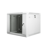 ARMARIO LANBERG MURAL 9U 600X600 RACK 19 FLAT PACK V2 PUERTA CRISTAL GRIS