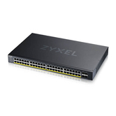 Zyxel XGS1935-52HP  52 Port Smart Managed PoE Switch  48x Gigabit PoE and 4x 10G SFP+