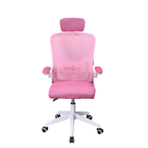 SILLA ERGONOMICA MARS GAMING MGCERGOPLUSWPK ROSA Y BLANCO MALLA TRANSPIRABLE REPOSACABEZAS