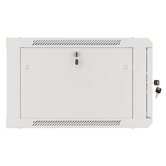 ARMARIO LANBERG MURAL RACK 19Ã?â?¬Â 6U 600X600 FLAT PACK PUERTA CRISTAL GRIS